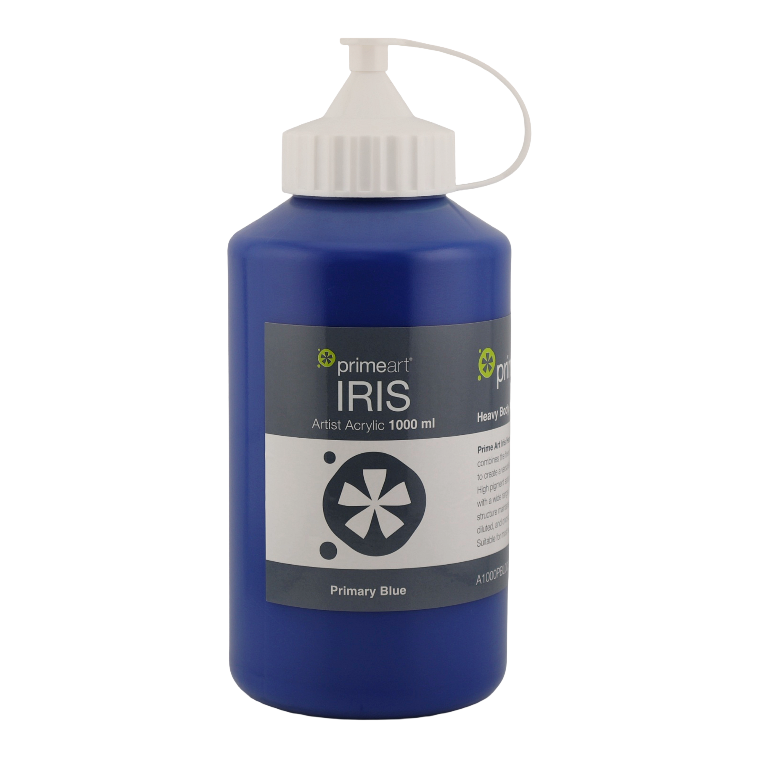 A1000pbl003 Iris Acrylic 1000ml Primary Blue (1)