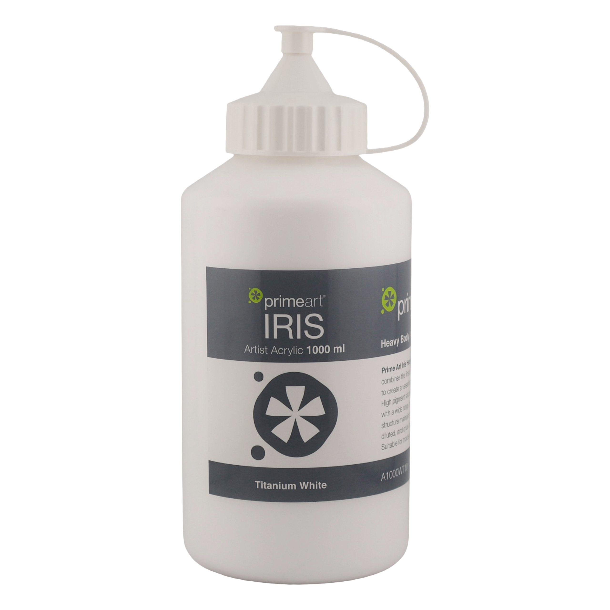 A1000w710 Iris Acrylic 1000ml Titanium White