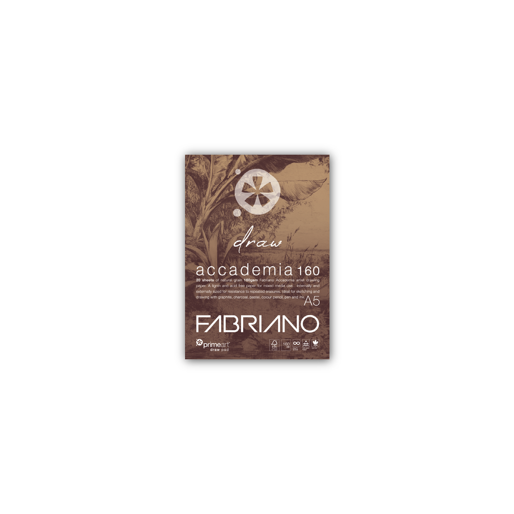 Pad 160a5 Prime Art Draw Pad 160gsm A5