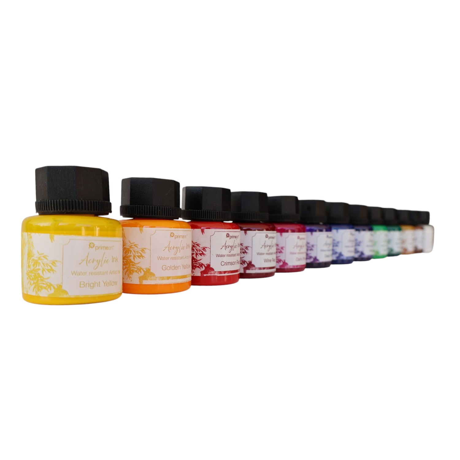 Acrylic Inks Grouped Side